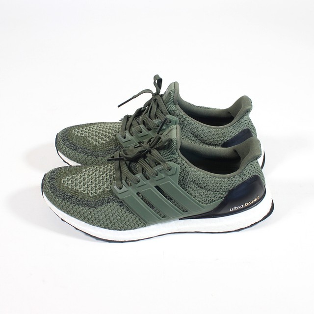 ultra boost green and black