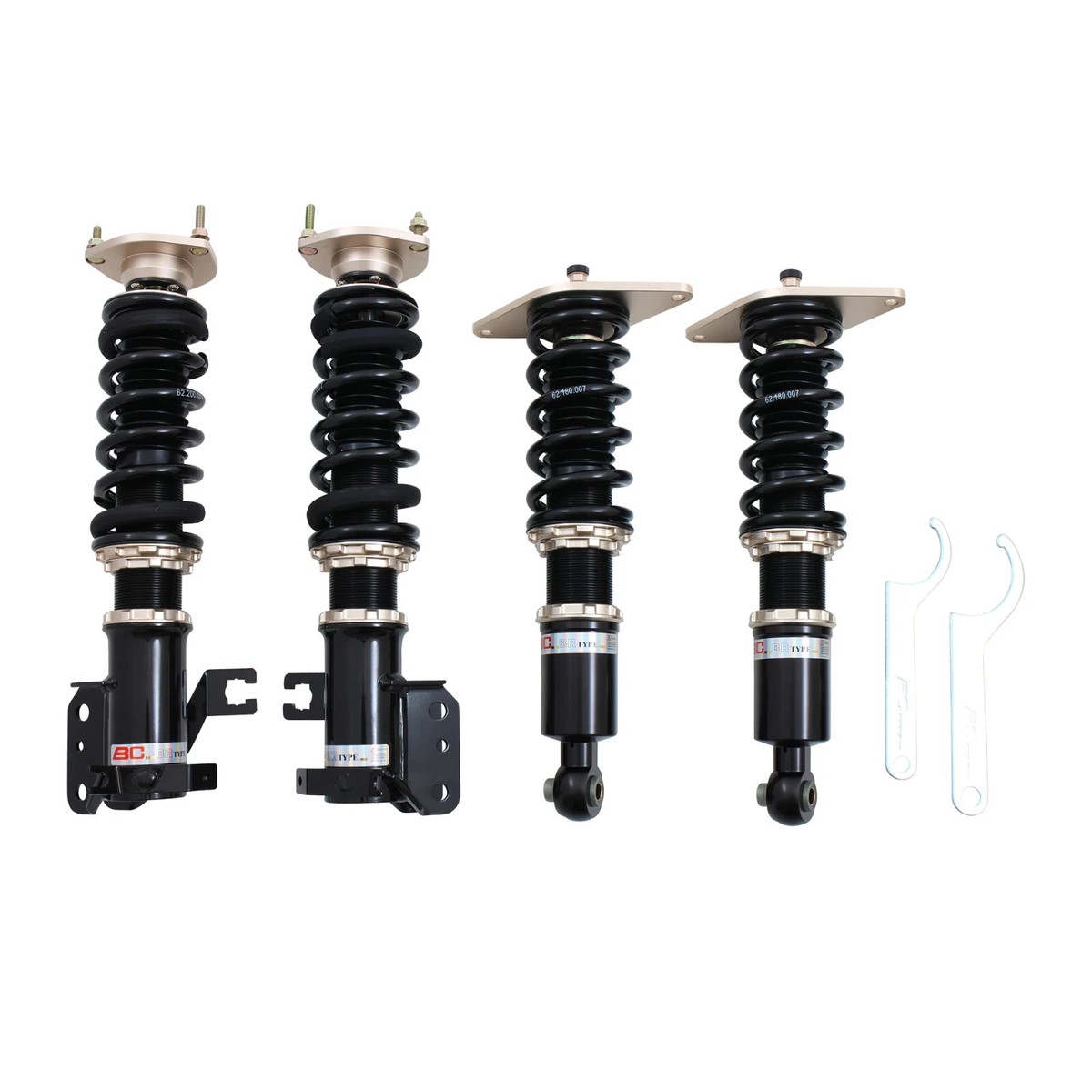 BC Racing ZG-19 BR Coilovers Adjustable Lowering Coils for 2015
