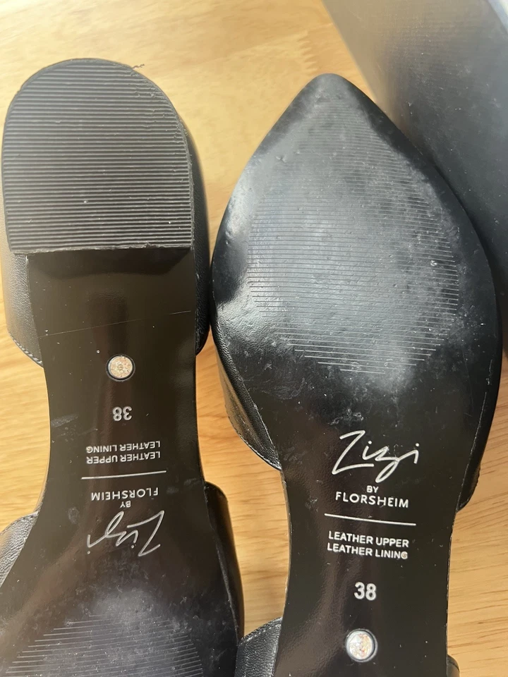 Pisos Zizi By FLORSHEIM Talla 38 Blanco y Negro, Estilo Clásico Inteligente Foto 4 de 4