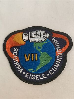 NASA Apollo VII Souvenir Patch Schirra Eisele Cunningham