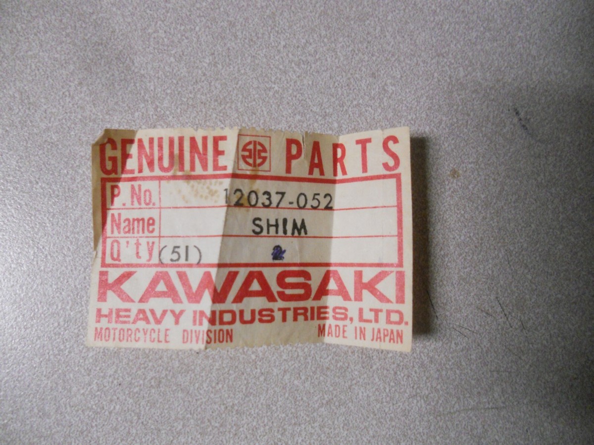 NOS Kawasaki OEM 2.25 Tappet Shim 1976-1984 KZ750 12037-052 | eBay