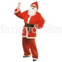 Adult Santa Suit Father Christmas Nativity Fancy Dress Costume >50 Chest Adult Santa Suit Father Christmas Nativity Fancy Dress Costume >50 Chest