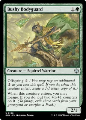 バロウゴイフ/Barrowgoyf 4枚セットB FOIL BUSHY BODYGUARD x4 mtg NM Bloomburrow 4 Unc | eBay