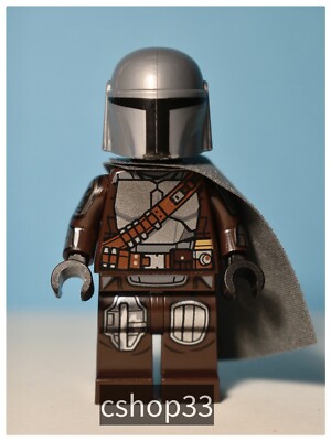 LEGO The Mandalorian w/ Beskar Armor Minifigure 75299   Season 2 Star Wars