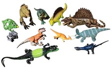 Mixed Lot Of Dinosaur Reptile Toys/Figurines, See Photos 
