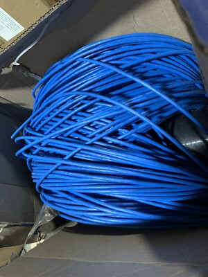 Berktek HyperPlus Category 5e Riser Cable, Blue, 1000ft