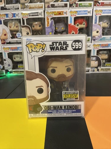 Funko Pop Star Wars : OBI WAN KENOBI #599 Vinyl EE Exclusive w/protector