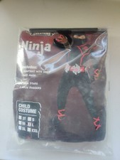 Spooktacular Creations child's Ninja Costume - Kids size Large 10 - 12 - New