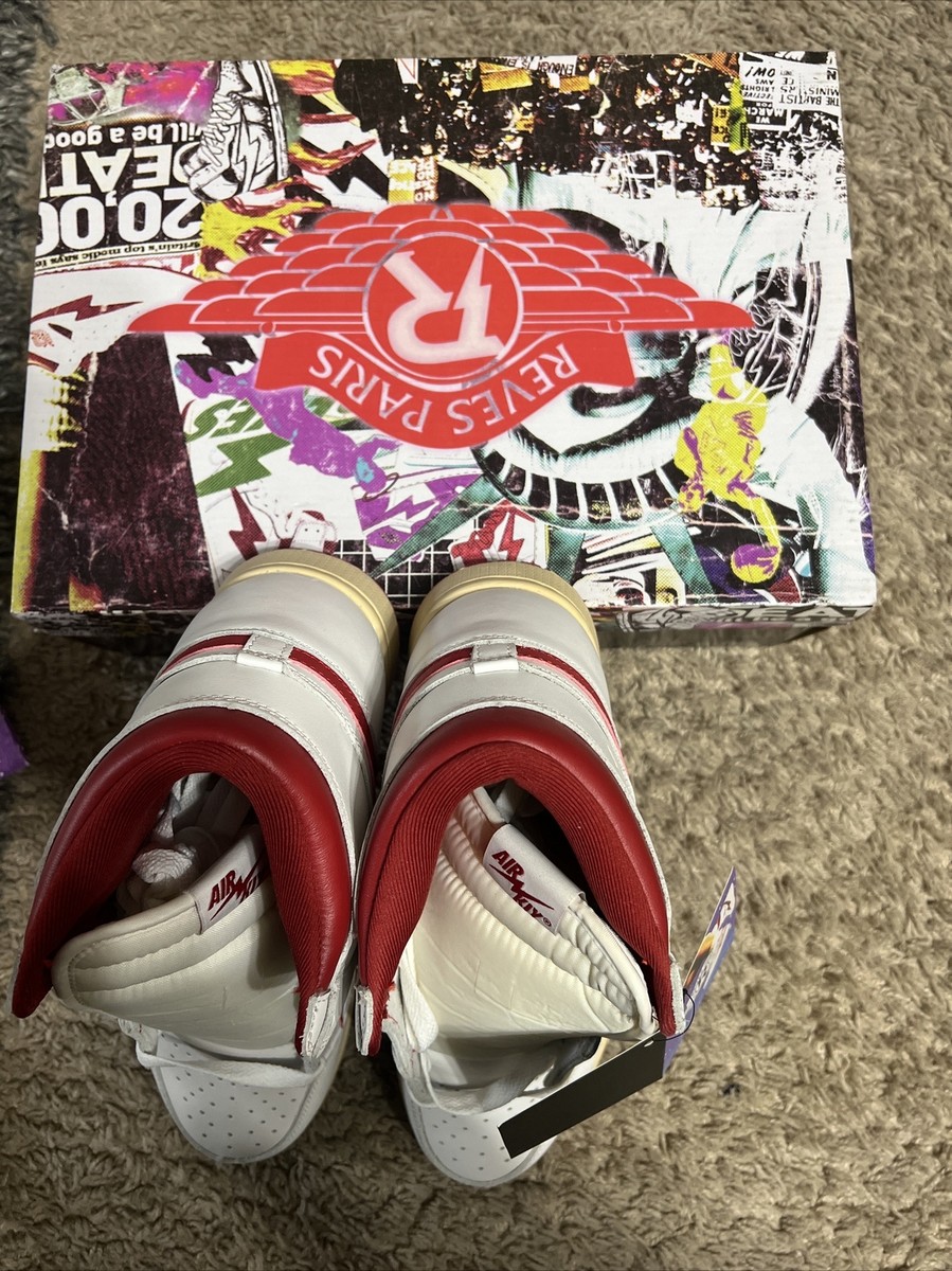 Kool Kiy x Reves Paris - Air Kiy white/Red Men\'s 9.5‎ New Kool Kiy x Reves Paris - Air Kiy white/Red | eBay main image 3