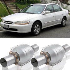 2* 2" ID/OD Car Catalytic Converter EPA Stainless Steel For Honda Accord 2.3L
