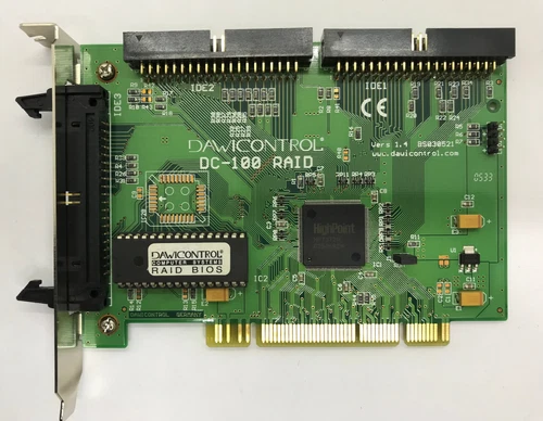 DAWICONTROL DC-100 VER:1.4 BS030521 IDE RAID CONTROLLER CARD PCI #GK11529