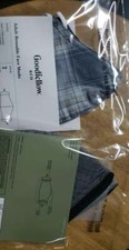 NEW Goodfellow 2-Pack Blue Plaid Face Masks FREE SHIPPING