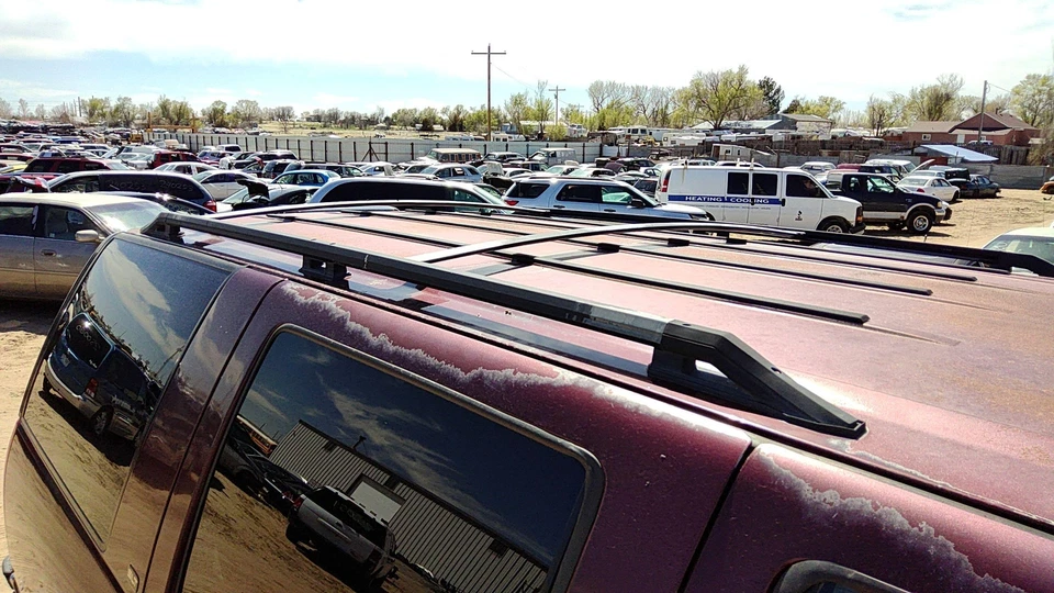 Portaequipajes GMC Yukon 1999 barras transversales solo techo OEM Foto 2 de 4