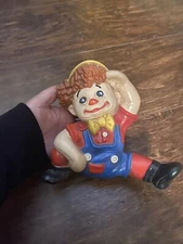 Vintage Handpainted Byron Molds Raggedy Andy Porcelain Figure 1970