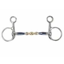 Shires Blue Sweet Iron Hanging Cheek with Lozenge Bit