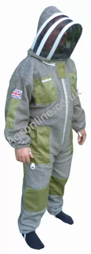 bee suit ventilated beekeeping green 3 layer vented professional protection 🐝 image 10