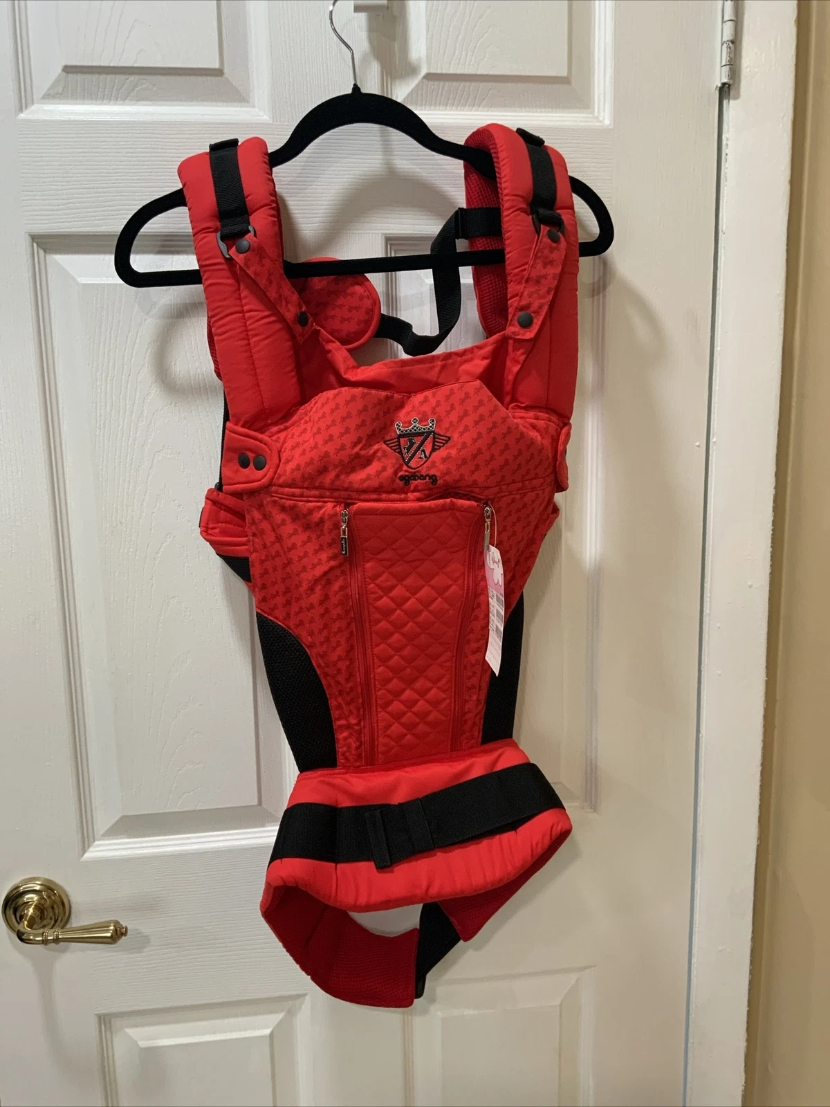 AGOBANG RED Breeze All In One Baby Carrier SoftFlex Mesh !!! COMFY!!!