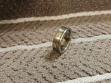 Wisconsin state 90 silver Washington Quarters, coin ring, size 8 2004