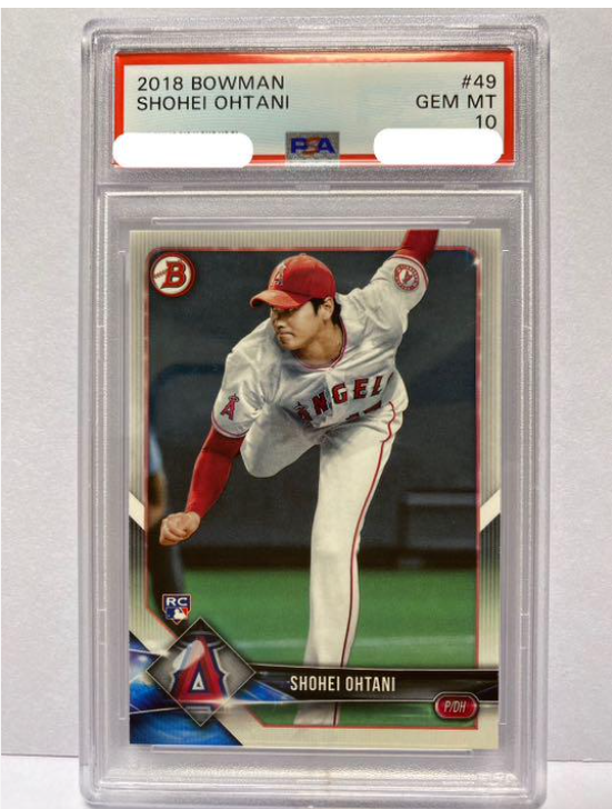 大谷翔平 RC PSA10】2018 Bowman Shohei Ohtani PSA 10 SHOHEI