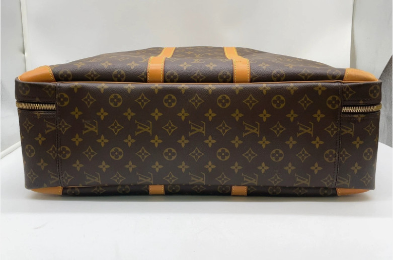 Louis Vuitton Sirius 55 Monogram Travel Bag LV Suitcase Authentic Lock Tag Key image 5