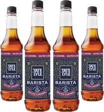 Image of Tate & Lyle Salted Caramel Coffee Syrup 750ml x 4 Pack