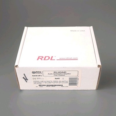 RDL RU-ADA4D RU-ADA4D 4-Channel Audio Distribution Amplifier - NEW