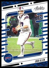 Josh Allen 2024 Panini Absolute #11 Bills NFL READ FREE SHIPPING AutographDen