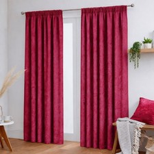 Crushed Velvet Curtains Pair Pancil Pleat Fully Lined- Black - Silver - White