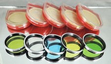 Flexaret - Set of five color filters B36 MEOPTA Czechoslovakia genuine MINT