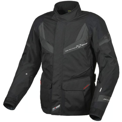 Macna Rancher Motorradjacke - Schwarz / Grau XXL REFB32B7