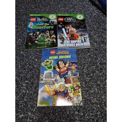 3 Level 2 LEGO Beginning to Read Alone  DK Readers Star Wars Space Justice Book