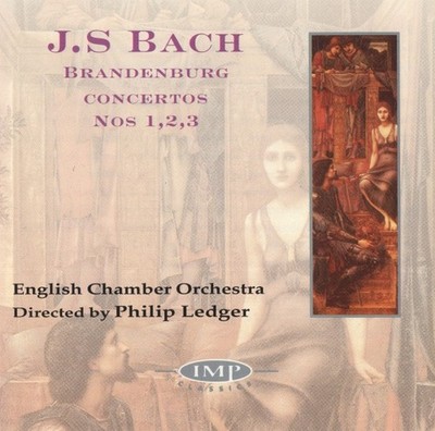 PHILIP LEDGER - English Chamber Orchestra BACH BRANDENBURG CONCERTOS 1 2 3 CD