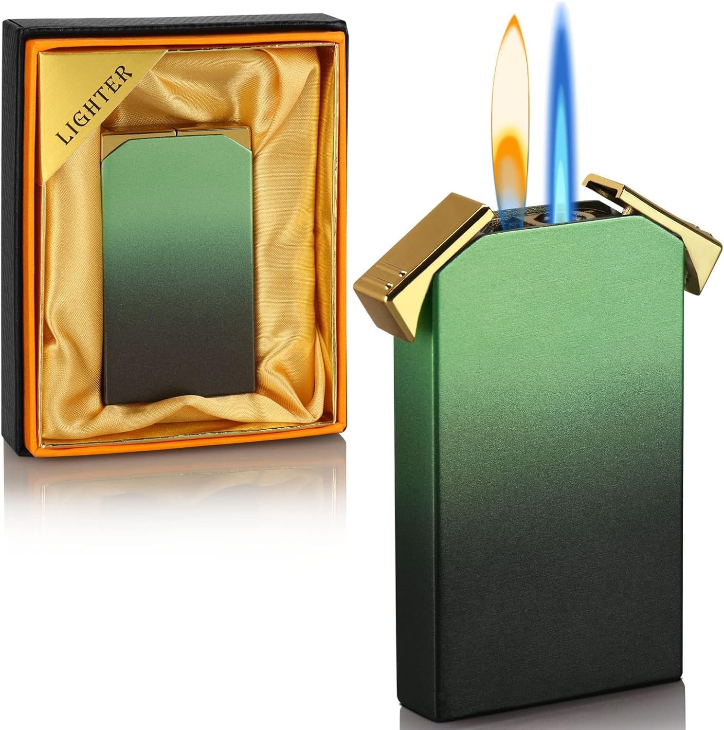 - Switchable Torch & Soft Flame, Refillable Butane, Cool Pipe