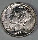1917 Mercury Dime 10C FSB Silver .900 Business Strike Philadelphia  Item#490