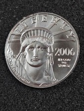 ? 2006 $100 American Eagle 1 oz .9995 Platinum Statue of Liberty Bullion Coin 3049.99 per troy oz