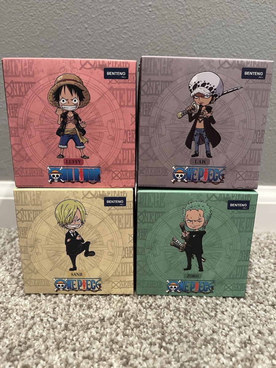 One Piece Figure With Stand Luffy X Law X Zoro X Sanji Brand New