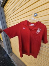 Vintage 1994-95 VFW Post 649 Polo Shirt Red Made in USA Single Stitch Large