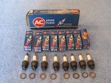 Vintage Nos Ac Spark Plugs 43 43c 1957 1958 1959 Hipo Chevy Corvette Bel-air