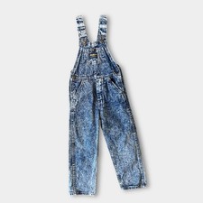 Vintage OshKosh Acid Wash Overalls 5T USA