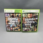 Microsoft Xbox 360 CIB Grand Theft Auto IV V GTA 4 & 5 w/ Map BUNDLE LOT