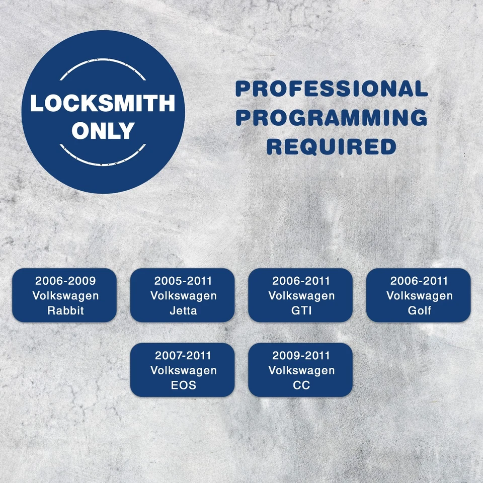 2 Key Fob Remote for 2005-2011 Volkswagen Jetta GTI Golf EOS (NBG92596263, 753P) Foto 3 de 4