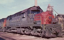 Vintage Postcard Cotton Belt 850 ALCO DL-600B Memphis TN 1965 Diesel Locomotive