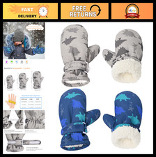 Warm Fleece Lined Mittens for Baby Boys  Girls - Toddler Winter Gloves