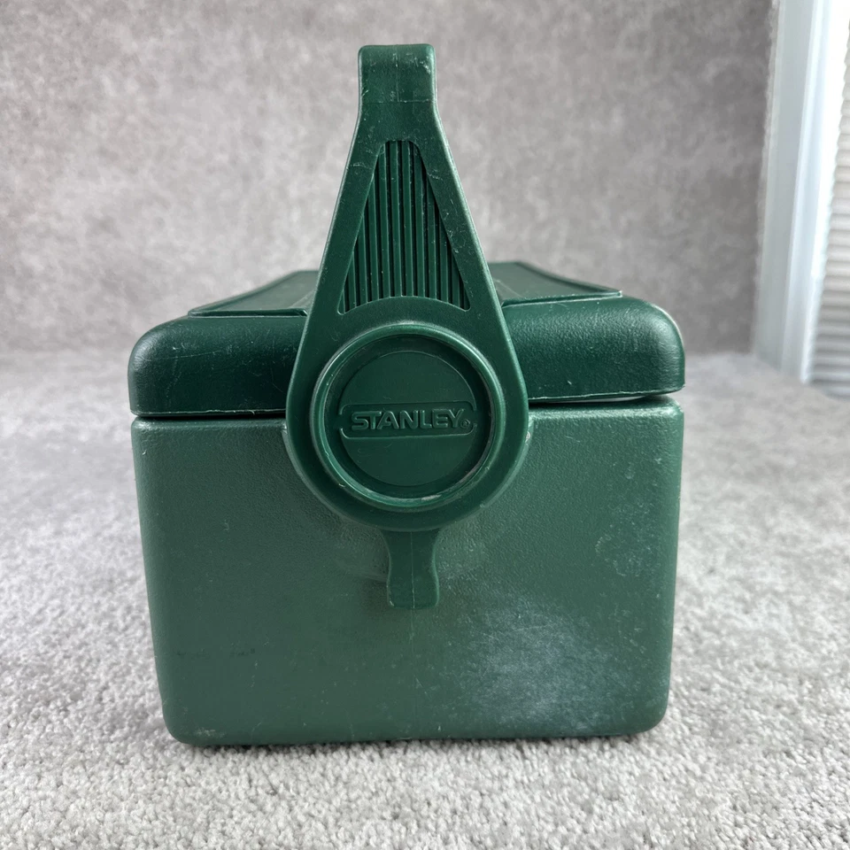 Refrigerador de lancheira Aladdin Stanley verde 08/89 sem garrafa térmica ótimo estado 37210 - Imagem 4 de 4