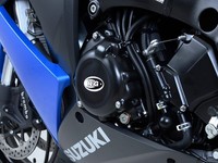Linker Motordeckel R&G Racing Schwarz Suzuki GSX1000S