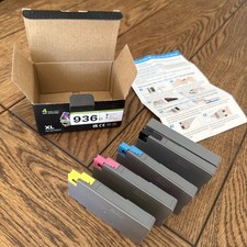 936e XL ink cartridge set for hp officejet printer black cyan magenta yellow