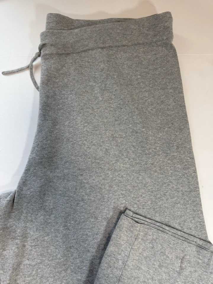 NUEVO SIN ETIQUETAS ALFANI Mujer Plus 1X Suéter Pierna Ancha Pantalones Gris Jaspeado Foto 3 de 4