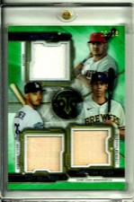 2021 Triple Threads Relic Combos 10/18 Mike Trout Cody Bellinger Christian Yelic
