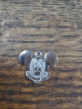 Vintage Mickey Mouse Sterling Silver Charm
