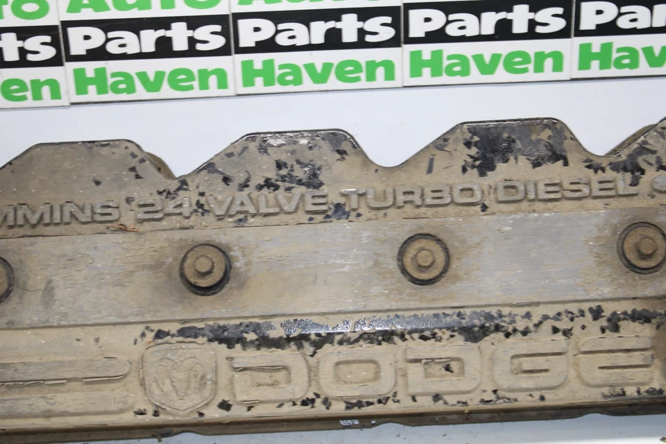 Cubierta de válvula Cummins 98-02 Dodge Ram turbo diésel 5,9 L OEM Foto 4 de 4